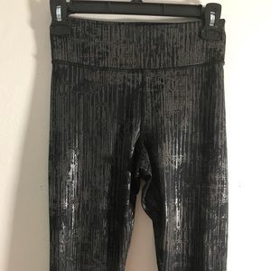 EXPCore Performance Leggings XS Brown Silver Shiny